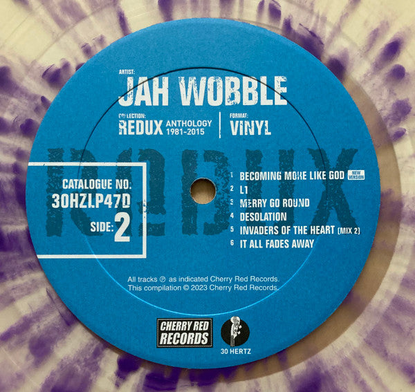 Jah Wobble : Redux (Anthology | 1981 - 2015) (2xLP, RSD, Comp, Ltd, Cle)