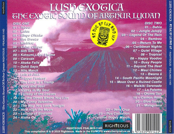 Arthur Lyman : Lush Exotica (The Exotic Sound Of Arthur Lyman) (2xCD, Comp)