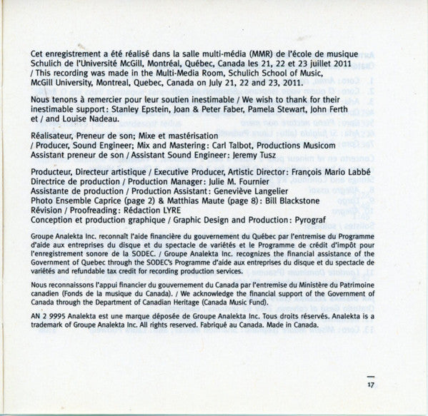 Ensemble Caprice : Vivaldi: The Return Of The Angels (CD, Album)