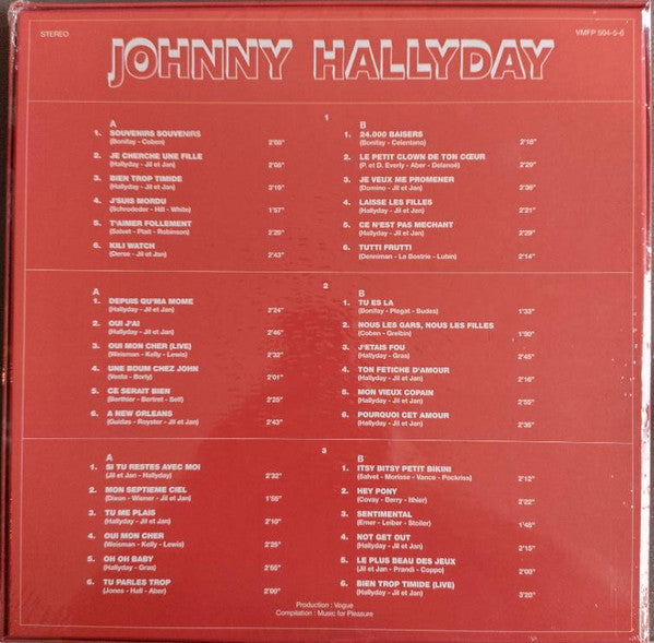 Johnny Hallyday : Johnny Hallyday (3xLP + Box, RSD, Comp, Ltd, RE, Col)