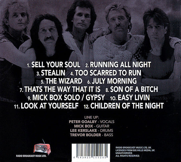 Uriah Heep : Budapest, September 07, 1982 (CD, Unofficial)