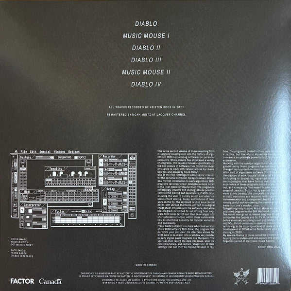 Kristen Roos : Universal Synthesizer Interface Volume Two (2xLP, Album, Ltd, RE, RM)