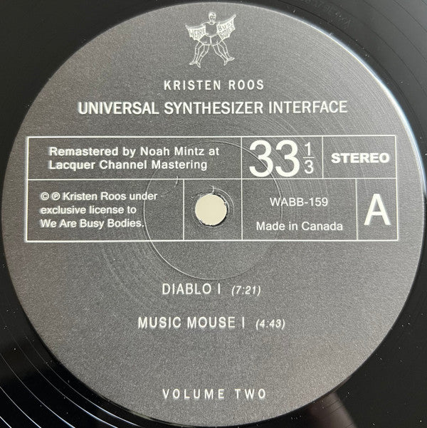 Kristen Roos : Universal Synthesizer Interface Volume Two (2xLP, Album, Ltd, RE, RM)