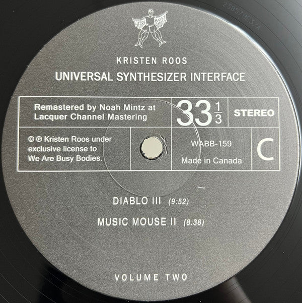 Kristen Roos : Universal Synthesizer Interface Volume Two (2xLP, Album, Ltd, RE, RM)
