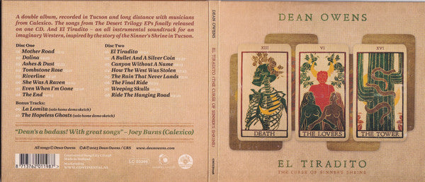Dean Owens : El Tiradito: The Curse Of Sinner's Shrine (2xCD, Album)
