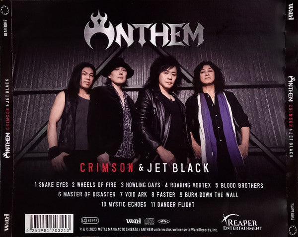 Anthem (4) : Crimson & Jet Black (CD, Album)