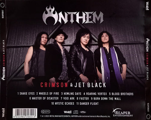 Anthem (4) : Crimson & Jet Black (CD, Album)