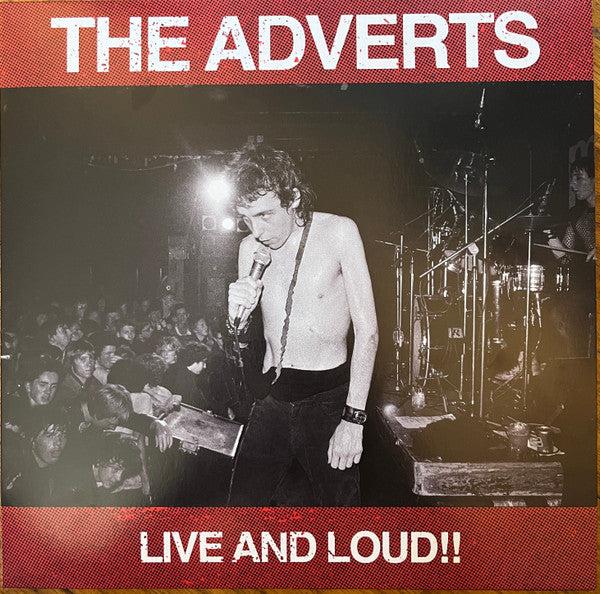The Adverts : Live And Loud!! (LP, Album, RSD, Ltd, RE, Red)