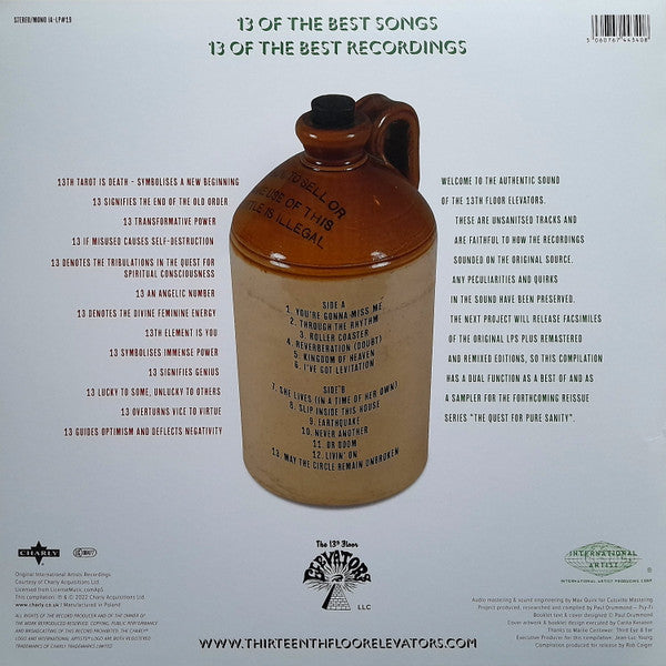 13th Floor Elevators : 13 Of The Best (LP, Comp, 180)