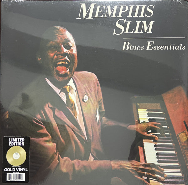 Memphis Slim : Blues Essentials (LP, Album, Ltd, Gol)