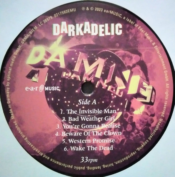 The Damned : Darkadelic (LP, Album, 180)