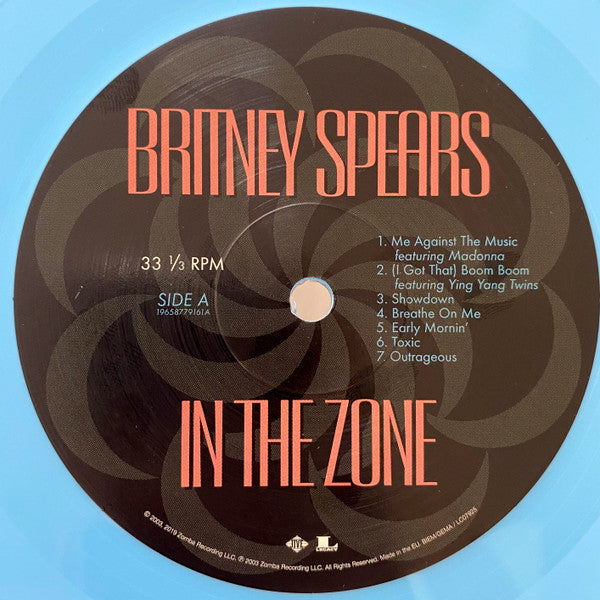 Britney Spears : In The Zone (LP, Album, Ltd, RE, RP, Blu)