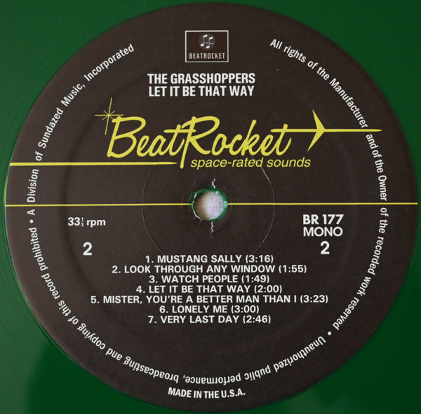 The Grasshoppers (10) : Let It Be That Way (LP, Comp, Mono)