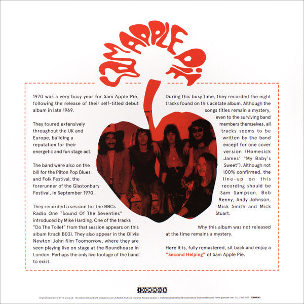 Sam Apple Pie : Second Helping (LP, Album, RM)