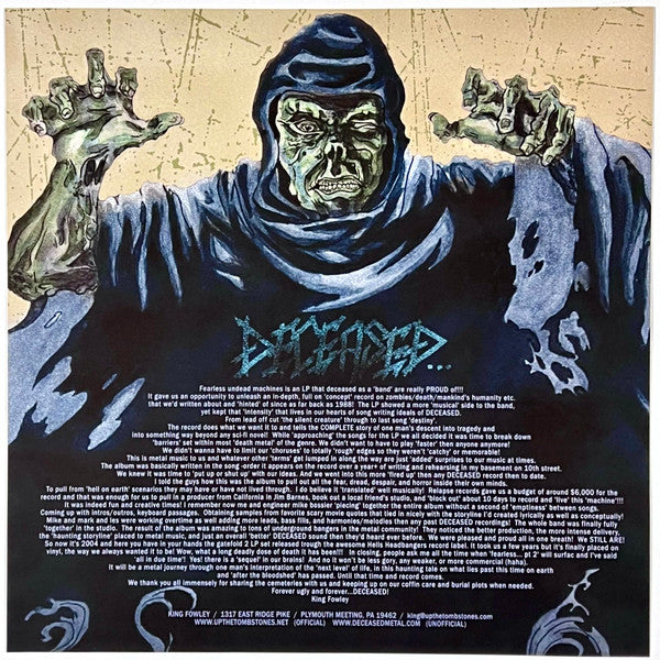 Deceased : Fearless Undead Machines (2xLP, Album, RE, Bon)