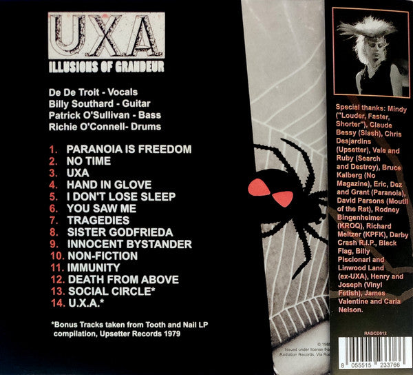U.X.A. : Illusions Of Grandeur (CD, Album, RE, RM)