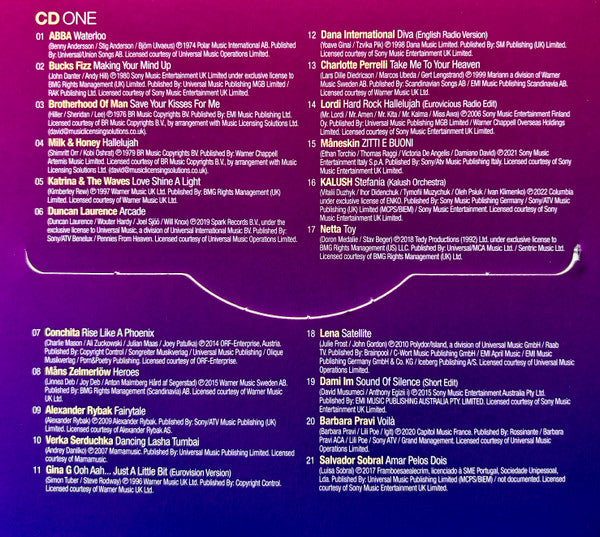 Various : Now That’s What I Call Eurovision Song Contest (4xCD, Comp)