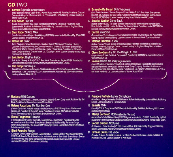 Various : Now That’s What I Call Eurovision Song Contest (4xCD, Comp)