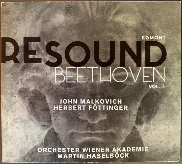 John Malkovich, Herbert Föttinger, Orchester Wiener Akademie, Martin Haselböck : Resound Beethoven Vol. 3 Egmont (2xCD, Album)