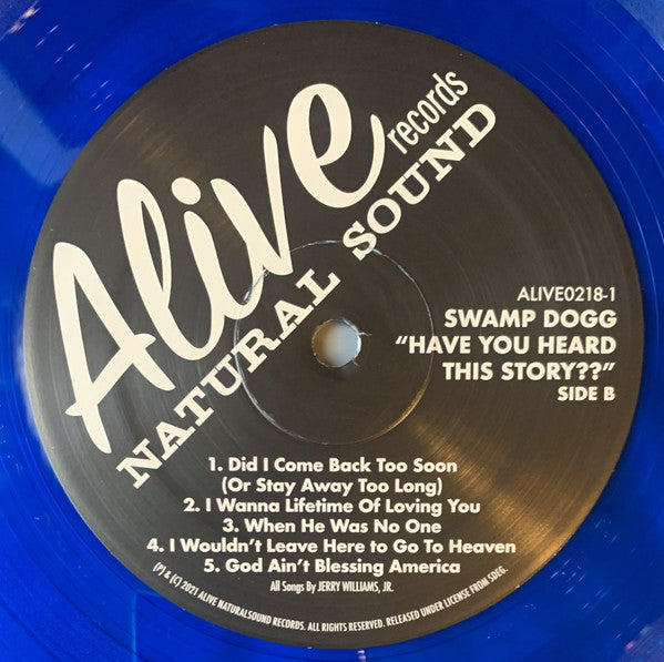 Swamp Dogg : Have You Heard This Story?? (LP, Album, Ltd, RE, Blu)