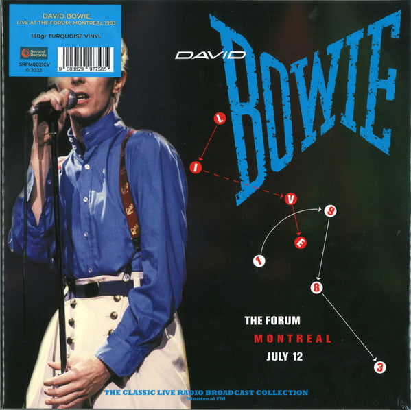 David Bowie : Live At The Forum In Montreal July 12, 1983 (2xLP, Album, Unofficial, Tur)