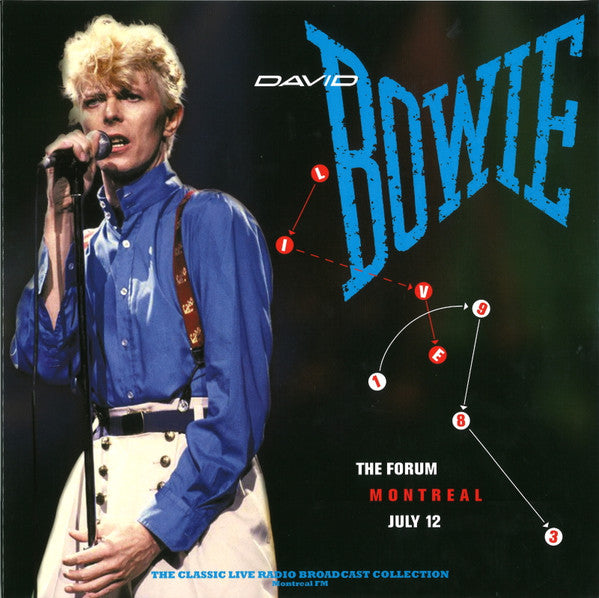 David Bowie : Live At The Forum In Montreal July 12, 1983 (2xLP, Album, Unofficial, Tur)
