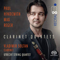 Paul Hindemith, Max Reger, Vladimir Soltan (2), Utrecht String Quartet : Clarinet Quintets (SACD, Hybrid, Multichannel, Album)