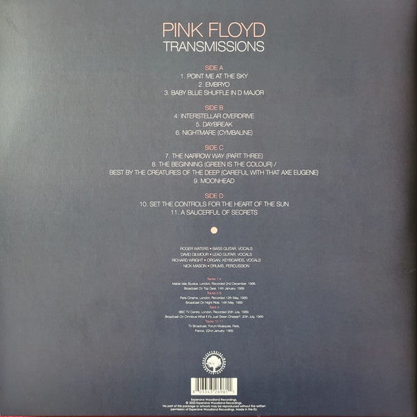 Pink Floyd : Transmissions (2xLP, Comp, Unofficial)