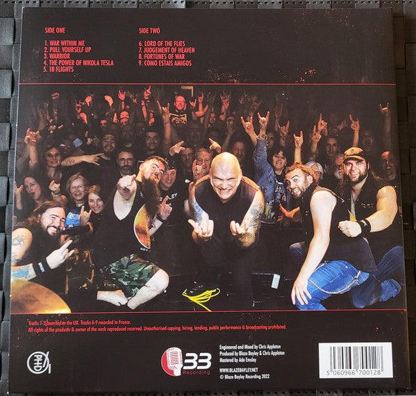 Blaze Bayley : Damaged Strange Different And Live (LP, Album, Red)