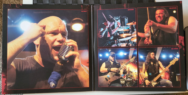 Blaze Bayley : Damaged Strange Different And Live (LP, Album, Red)