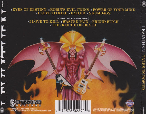 Leviathen : Tales In Power (CD, Dlx, RE, RM)