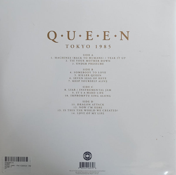 Queen : Tokyo 1985 The Classic Japanese Broadcast Volume One (2xLP, Unofficial, Red)