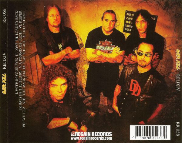Overkill : ReliXIV (CD, Album)