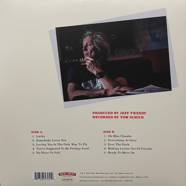 Rodney Crowell : The Chicago Sessions (LP, Album, Ltd, Den)