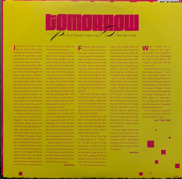 Tomorrow (2) : Permanent Dream (LP, Album, Ltd, Pur)