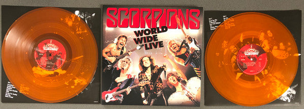 Scorpions : World Wide Live (2xLP, Album, RE, S/Edition, Ora)