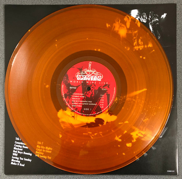 Scorpions : World Wide Live (2xLP, Album, RE, S/Edition, Ora)