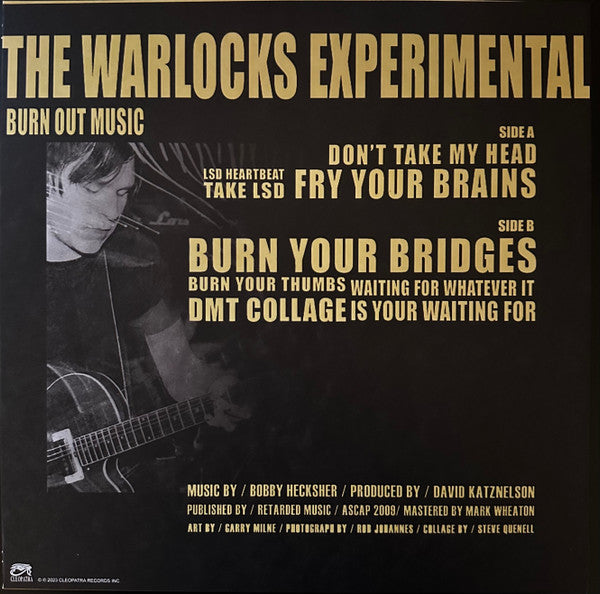 The Warlocks : EXP (Experimental Burnout Music) (LP, Album, Ltd, RE, Gol)