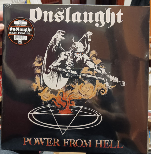 Onslaught (2) : Power From Hell (LP, Album, Ltd, Num, Pic, RE)