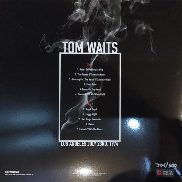 Tom Waits : Los Angeles July 23rd, 1974 (LP, Ltd, Num, Unofficial, mar)