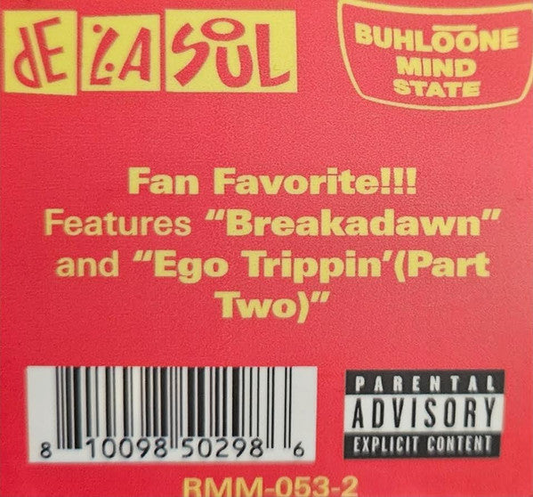 De La Soul : Buhloone Mindstate (CD, Album, RE, RM)