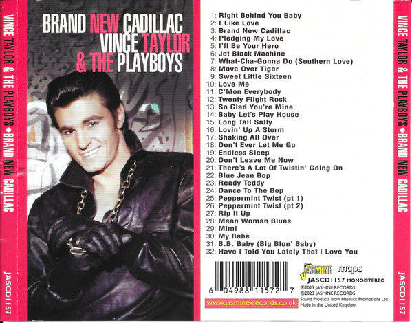 Vince Taylor And His Playboys : Brand New Cadillac (CD, Comp, Mono)