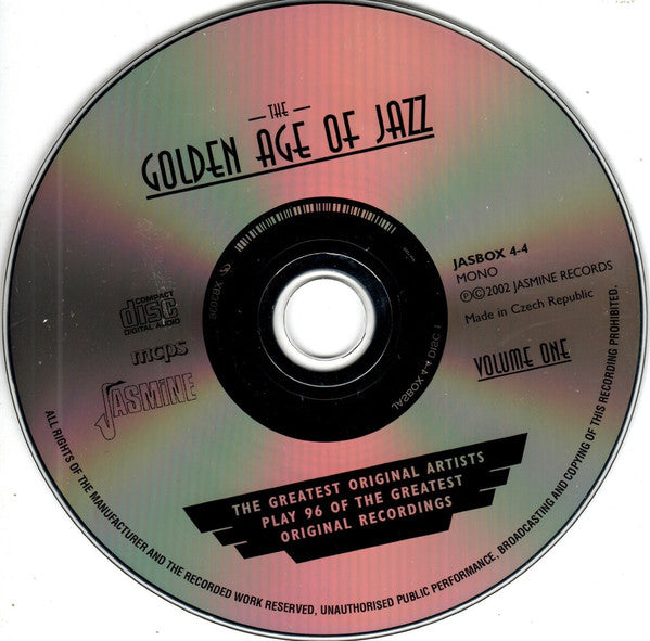 Various : The Golden Age Of Jazz (4xCD)