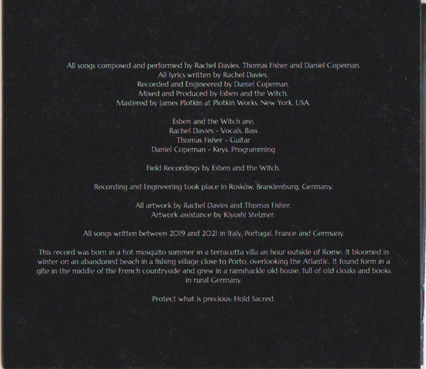 Esben And The Witch : Hold Sacred (CD, Album)