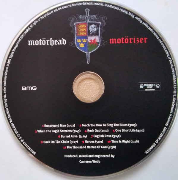 Motörhead : Motörizer (CD, Album, RE, Dig)