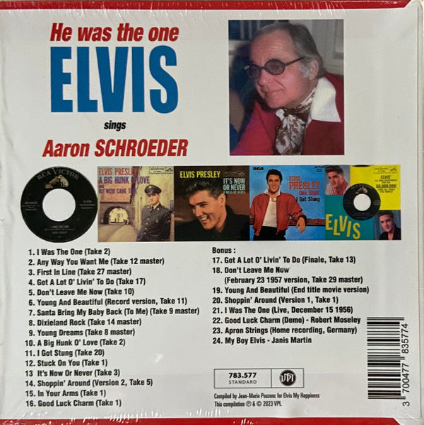 Elvis* : He Was The One Elvis Sings Aaron Schroeder (CD, Comp, Vin)