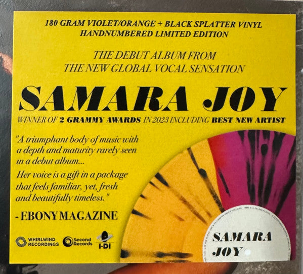 Samara Joy : Samara Joy (LP, Album, Dlx, Ltd, Num, RE, Vio)