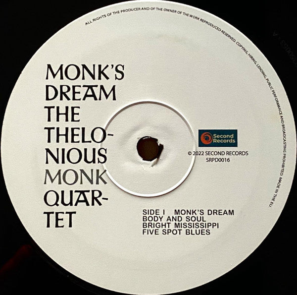 The Thelonious Monk Quartet : Monk's Dream (LP, Album, RE, 180)
