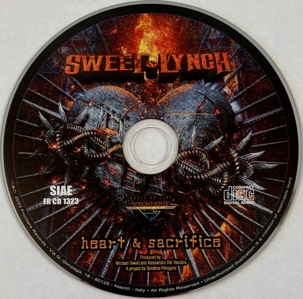 Sweet & Lynch : Heart & Sacrifice (CD, Album)