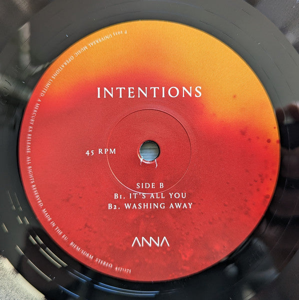 DJ Anna : Intentions (2x12", Album)